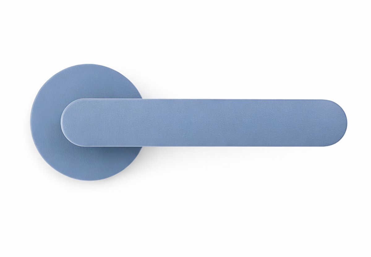 Deurkruk One - Colombo Design Mood Collection - Ocean Blue - rond rozet - set