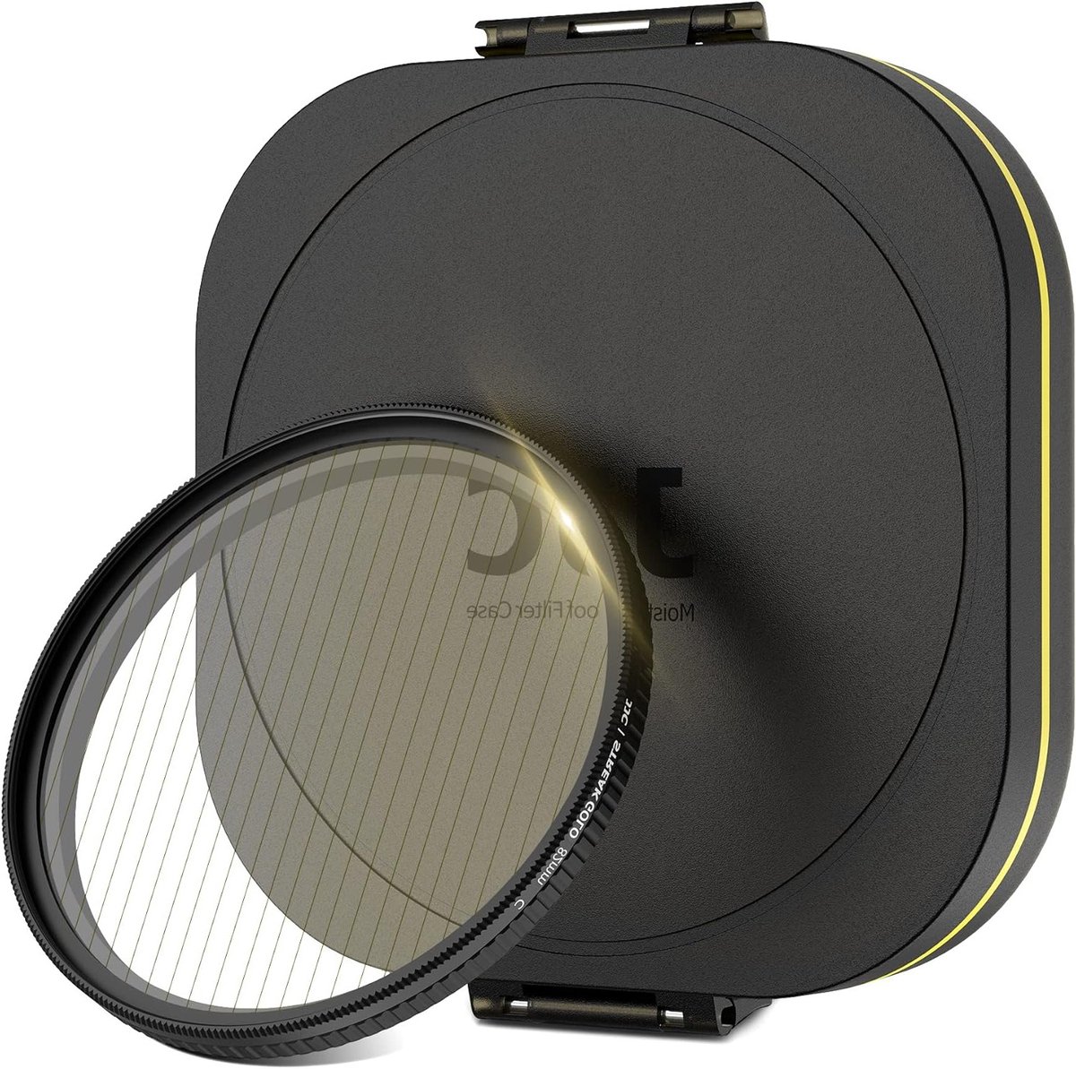 Kiorafoto 82MM Gold Streak Special Effects Lens Filter,Anamorphic Filter for Camera Photos and Cinematice - ShopVlot