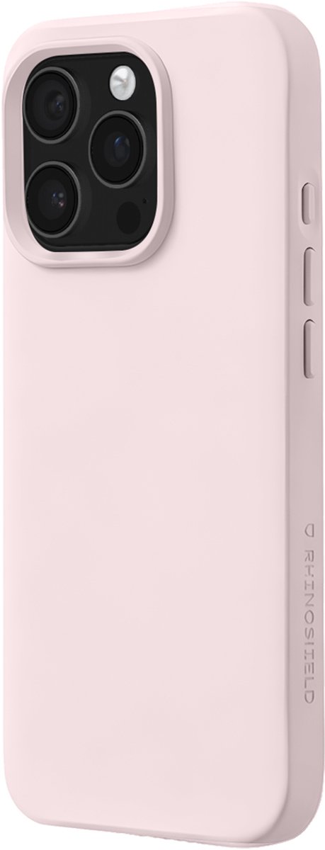 Rhinoshield, Hoesje Geschikt voor Apple iPhone 16 Pro Max MagSafe Extreme Weerstand Anti-kras, Lichtroze