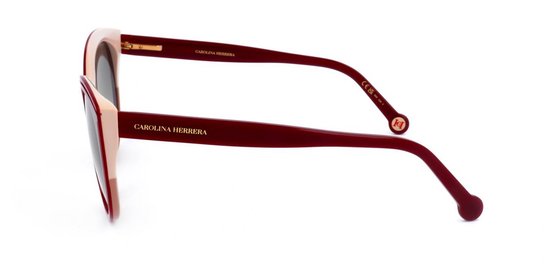 Carolina Herrera HER 0142/S Burgundy beige 56/17/145 WOMAN Zonnebrillen van Carolina Herrera — afbeelding 3