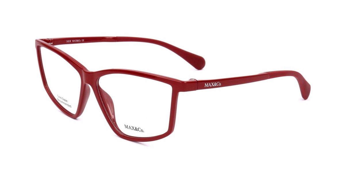 Max&co. MO5013 Shiny red 57/13/140 WOMAN Brilmonturen