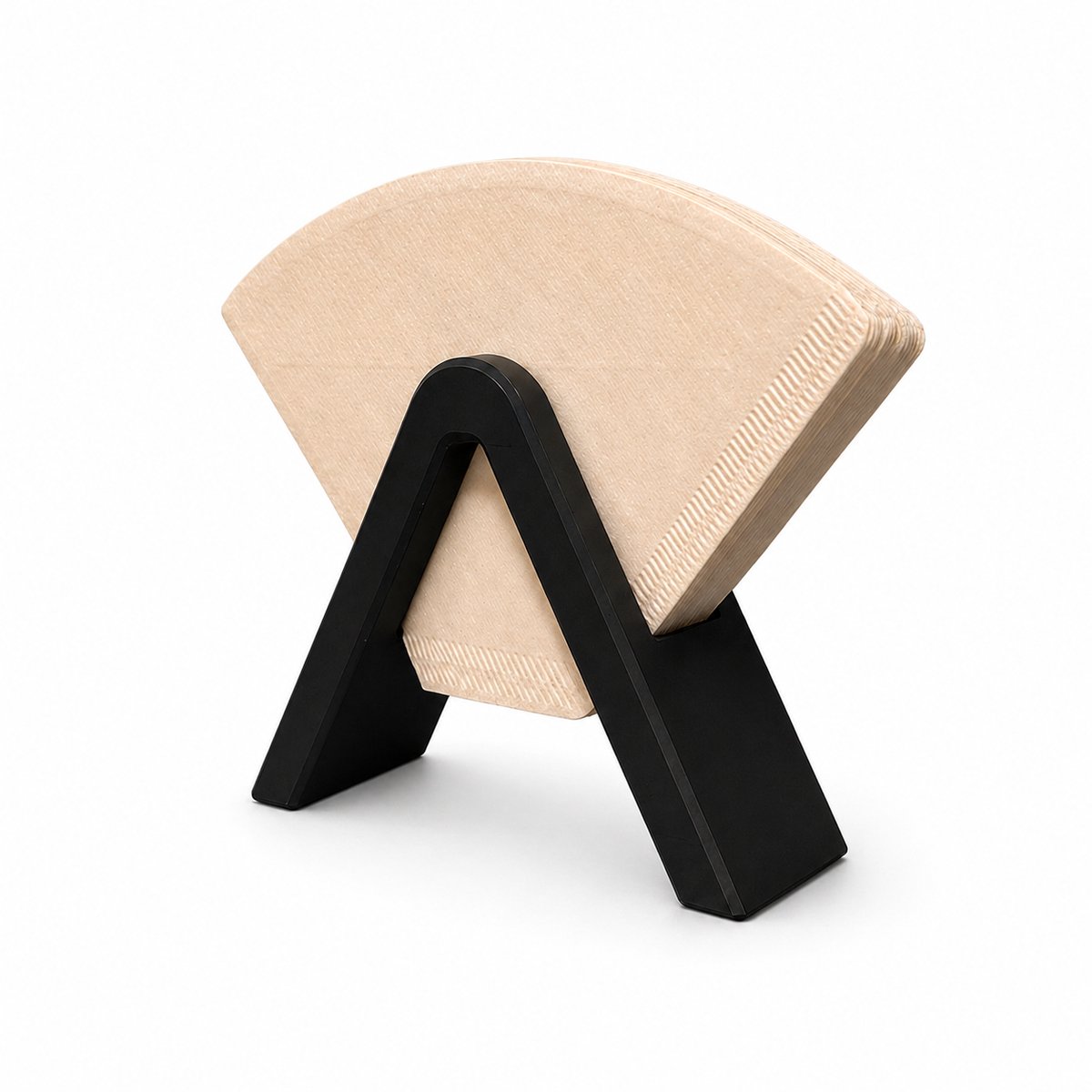 Koffiefilterhouder staand - Zwart - Koffiefilters houder - Koffiefilter Houder - Filterzakjeshouder