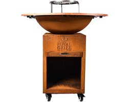 Royal Grill The General – Houtgestookte Plancha BBQ-cortenstaal