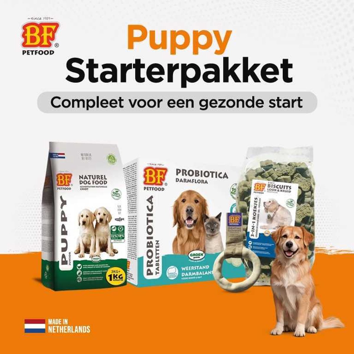 BF Petfood Puppy Starterspakket – Compleet voor een Gezonde Start