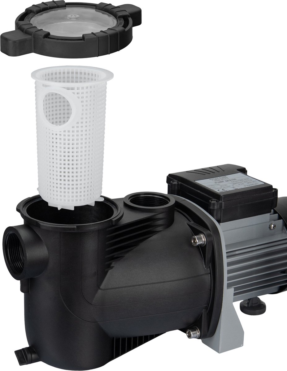 COIL Filterpompe Zwembad 12000 l/u – Circulatiepomp zwembad - zelfaanzuigend – 600W – Opvoerhoogte max. 8,5m - voor zwembaden tot 50m³ – foto 6