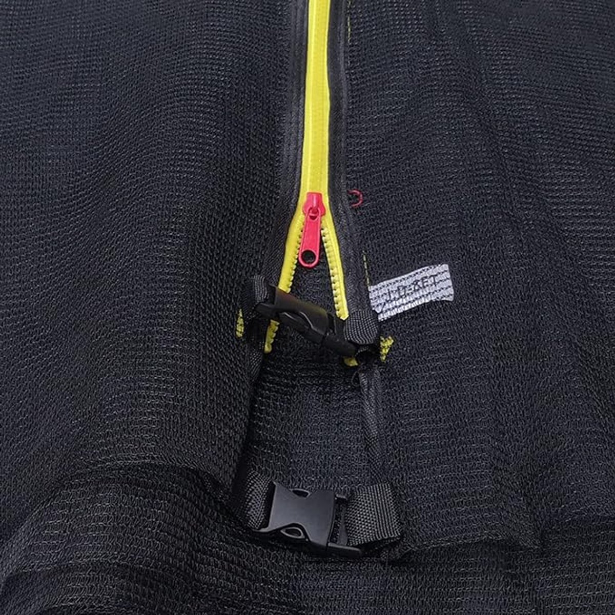 Trampoline Veiligheidsnet & Randbescherming Set 180–490 cm – Universeel Vervangingsnet met Rits en Gesp, Weerbestendig Nylon, Extra Veilig voor Kinderen en Buiten Gebruik