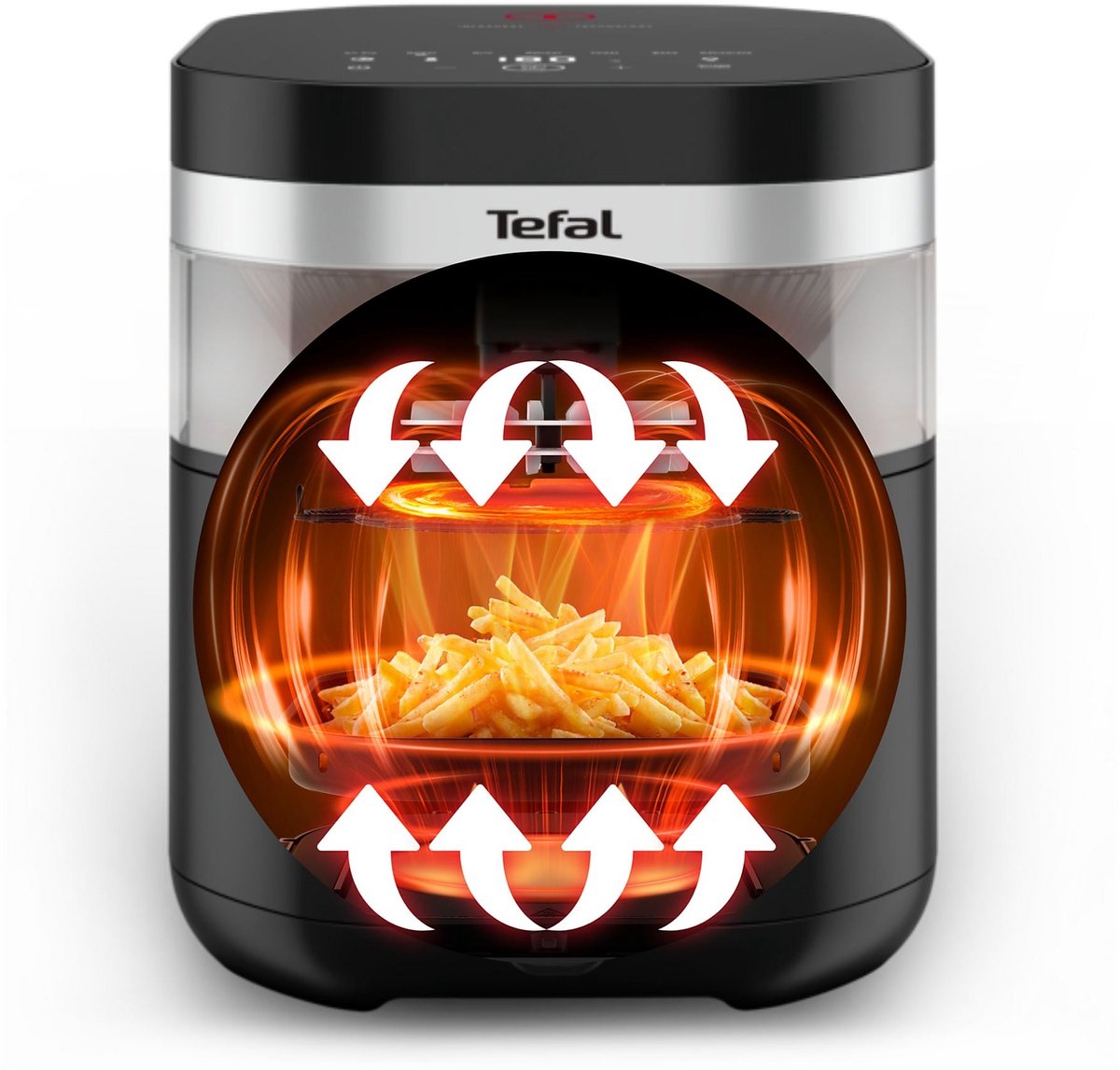 Tefal Easy Fry Infrared EY8328 - Airfryer - 7L - 1700W - Infrarood Technologie - 8 Programma's thumbnail 6