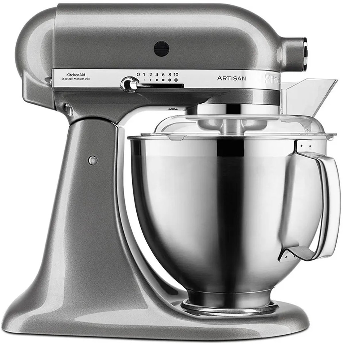 KitchenAid Artisan Mixer - 300W Zilver, 10 Snelheden thumbnail 7
