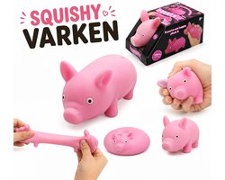 Squishy speelgoed - Stretch Varken - 8 cm Rekbare Stressbal en Fidget Toys