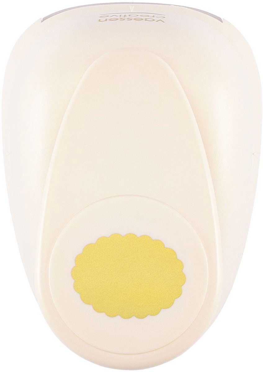 Vaessen Creative Pons - Figuurpons - Ovaal Geschulpt - 4,7 x 6,3 cm