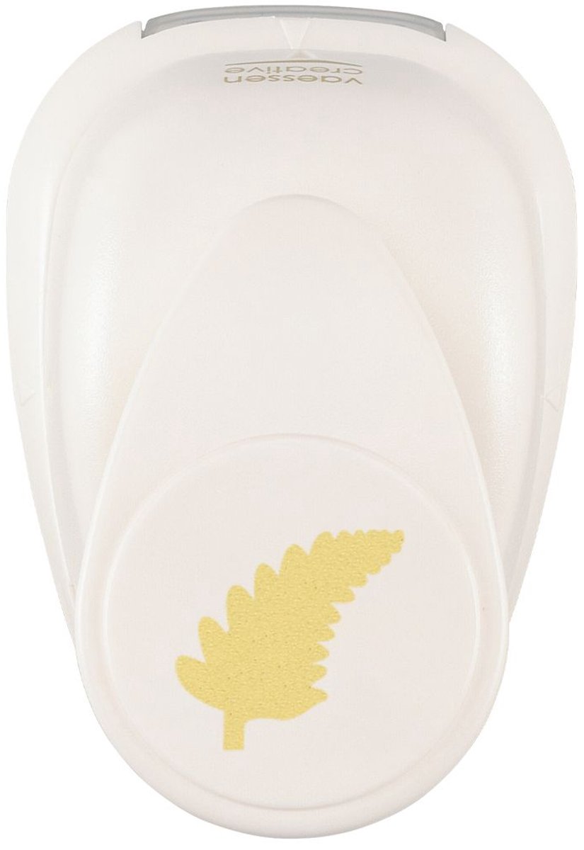 Vaessen Creative Pons - Figuurpons - Veer - 2 x 2 cm