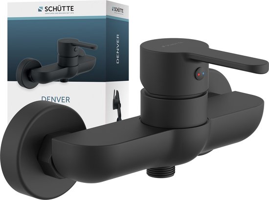 SCHÜTTE DENVER – Douchekraan – Mengkraan – 150 mm Hartafstand – Zwart Mat