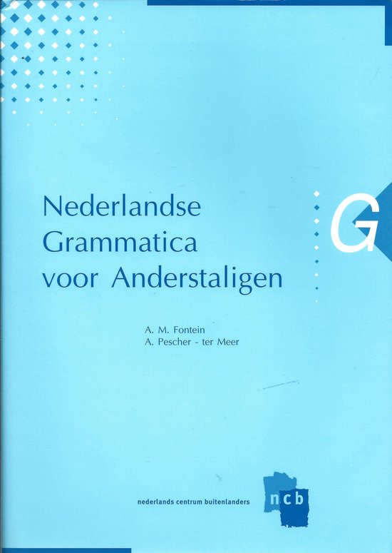 Nederlandse grammatica voor anderstaligen - cover