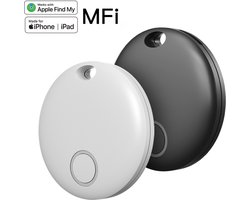 GPS Tracker – Werkt met Apple Find My – GPS Tracker Voor iPhone & iPad Find Key - Pet - Leg in koffer - Hang aan Fiets - Real time Plaatsbepaling - Lange batterij duur tracker - Snel precies lokaliseren - Auto - Dieren - inclusief batterij