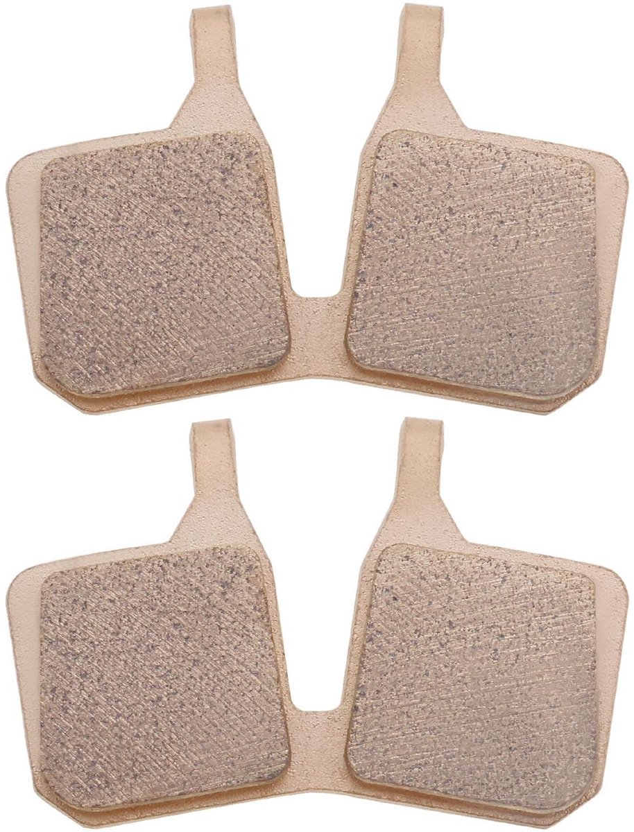 Dailygoody - Fietsen Schijfrem Pad - Gesinterde Metalen Remblokken - Goud - Vervanging Onderdeel - Compatibel met MT5 MT7 - 1 Paar