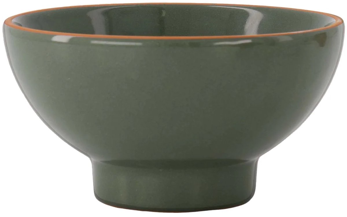 Kom terracotta hartje Groen