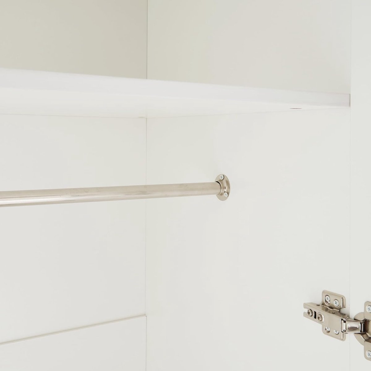 Kledingkast - Wit - 176x80x52 cm - Arqam