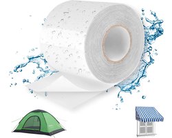 Reparatietape - 7 cm x 2 M - Waterdichte patch - Reparatiedoek - Tent Tape - Lekkage Tape - Waterdichte afdichtingstape - Zelfklevend - Voor luifel, zeil, boothoezen en tenten - TPU - Universeel - Transparant