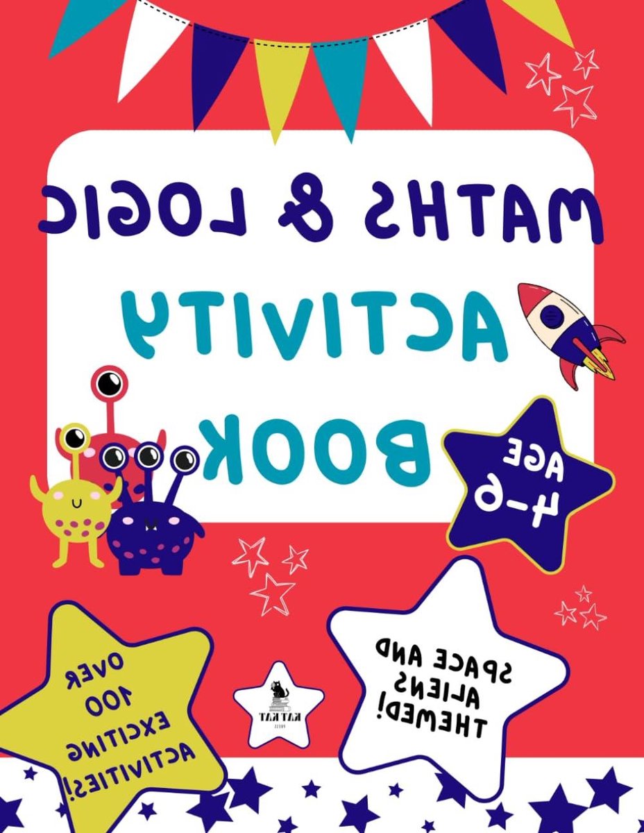 Activiteitenboek Kinderen - Logica Puzzels - Leren Tellen - Ruimte Thema - 74 Pagina's - Meerdere Kleuren