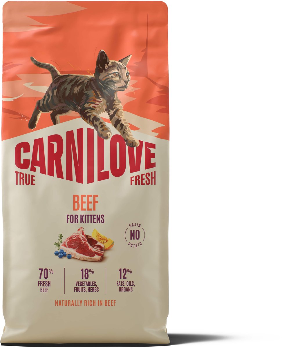 Carnilove Carnilove True Fresh Cat Dry Beef for Kittens 6 kg