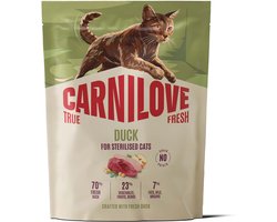 Carnilove True Fresh Cat Dry Duck for Sterilised Adult All Breeds 400 g
