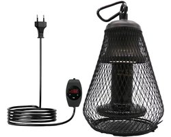 Warmtelamp Reptielen - Thermostaat Lamp - Huisdier Verblijf - Temperatuurregeling - 75W - One Color