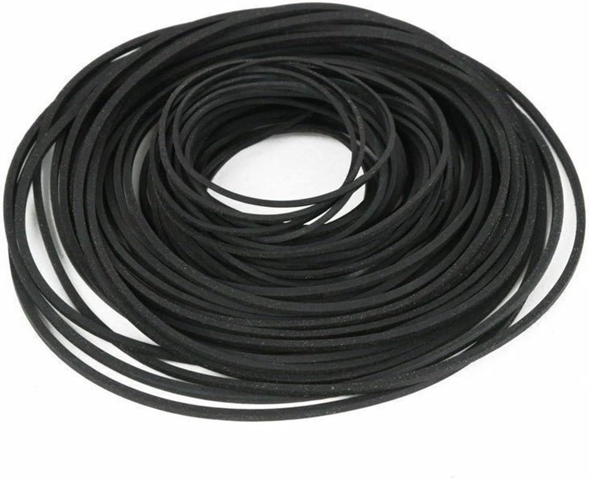 Aandrijfriemen Set - Reparatieriemen Rubber - Apparaten Repareren - Universele Mix Set - 120 Delig - Zwart