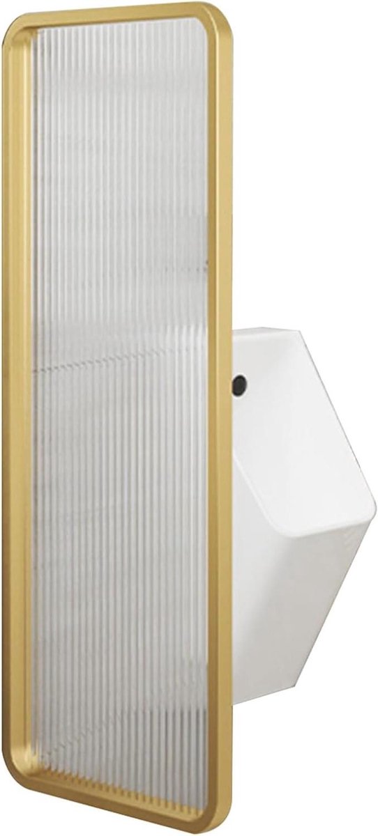 Urinoir Schot - Privacyverlenging Toilet - Meer Privacy - Gehard Glas - 40 x 130 cm - Goud
