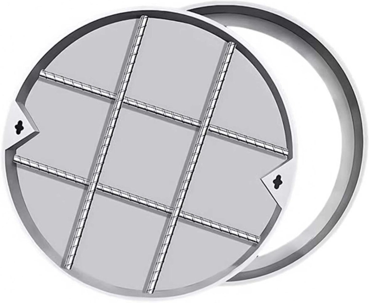 RVS Putdeksel - Inspectieluik - Toegang Afdekken - Roestvrij Staal - 40x40cm - Zilver