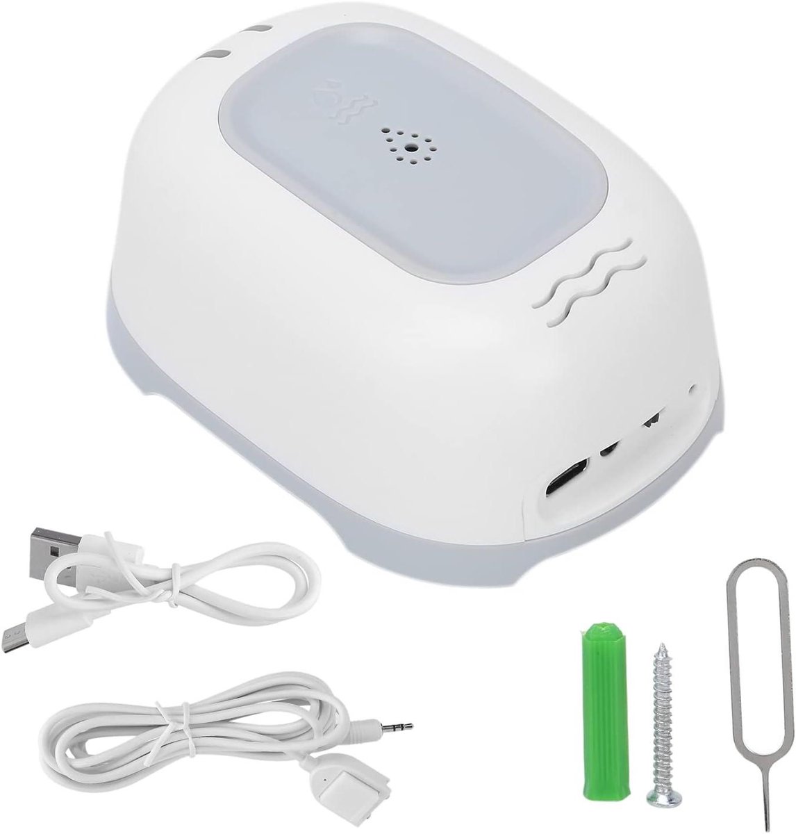 Waterlekkage Sensor - Lekdetector App - Huis Beveiligen - Directe App Melding - 2mm Sonde Hoogte - Wit