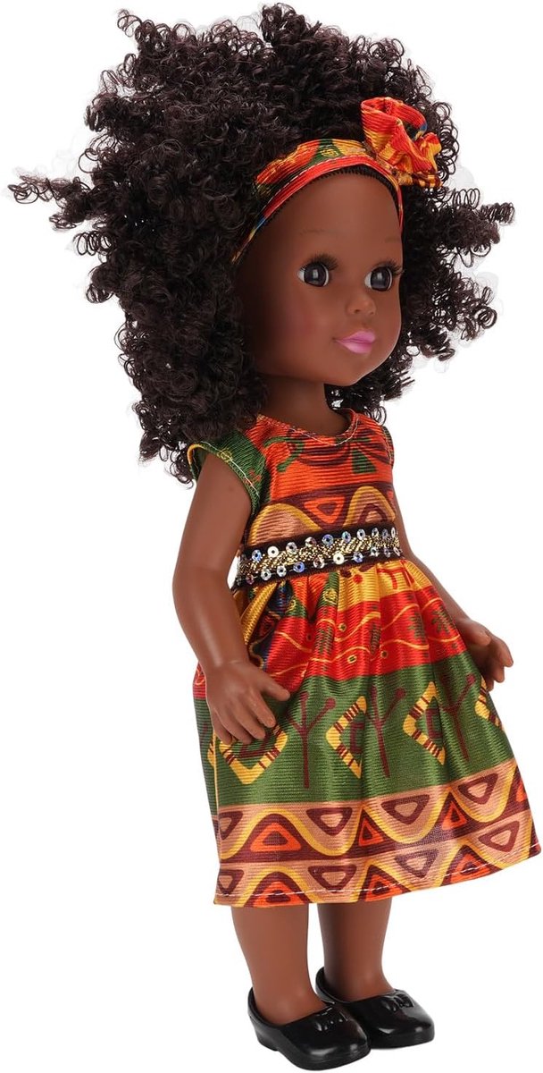 Modepop - Speelpop - Fantasiespel - Verwisselbare outfits - 30 cm - Zwart — afbeelding 5