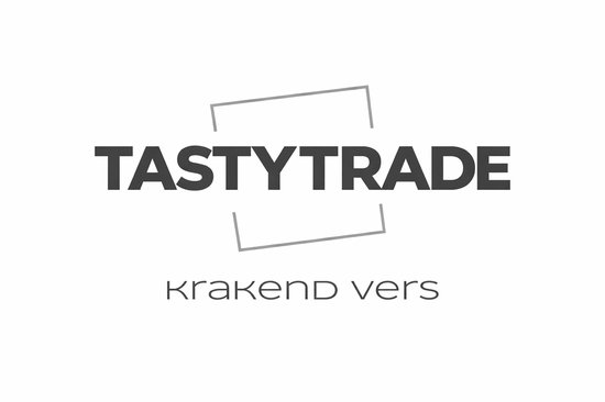 Logo van Tastytrade, met de tekst 'krakend vers'.