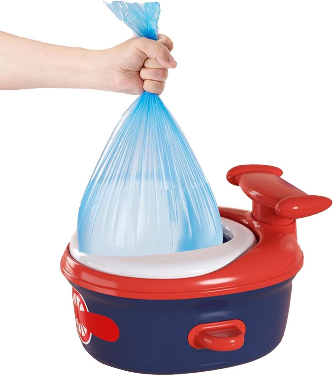 Kinderpotje - Zindelijkheidstrainer - Thuisgebruik - Antislip onderkant - 37 x 32 x 19 cm - Vliegtuig