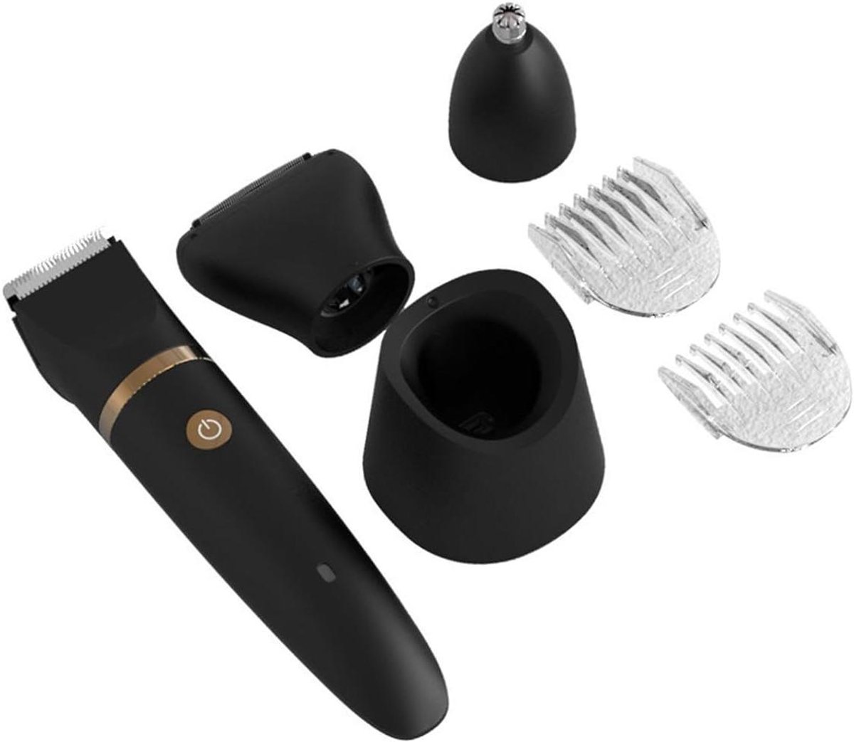 Lichaamstrimmer Heren - Grooming Kit - Persoonlijke Verzorging - 3-in-1 Precisie - IPX7 Waterdicht - Zwart
