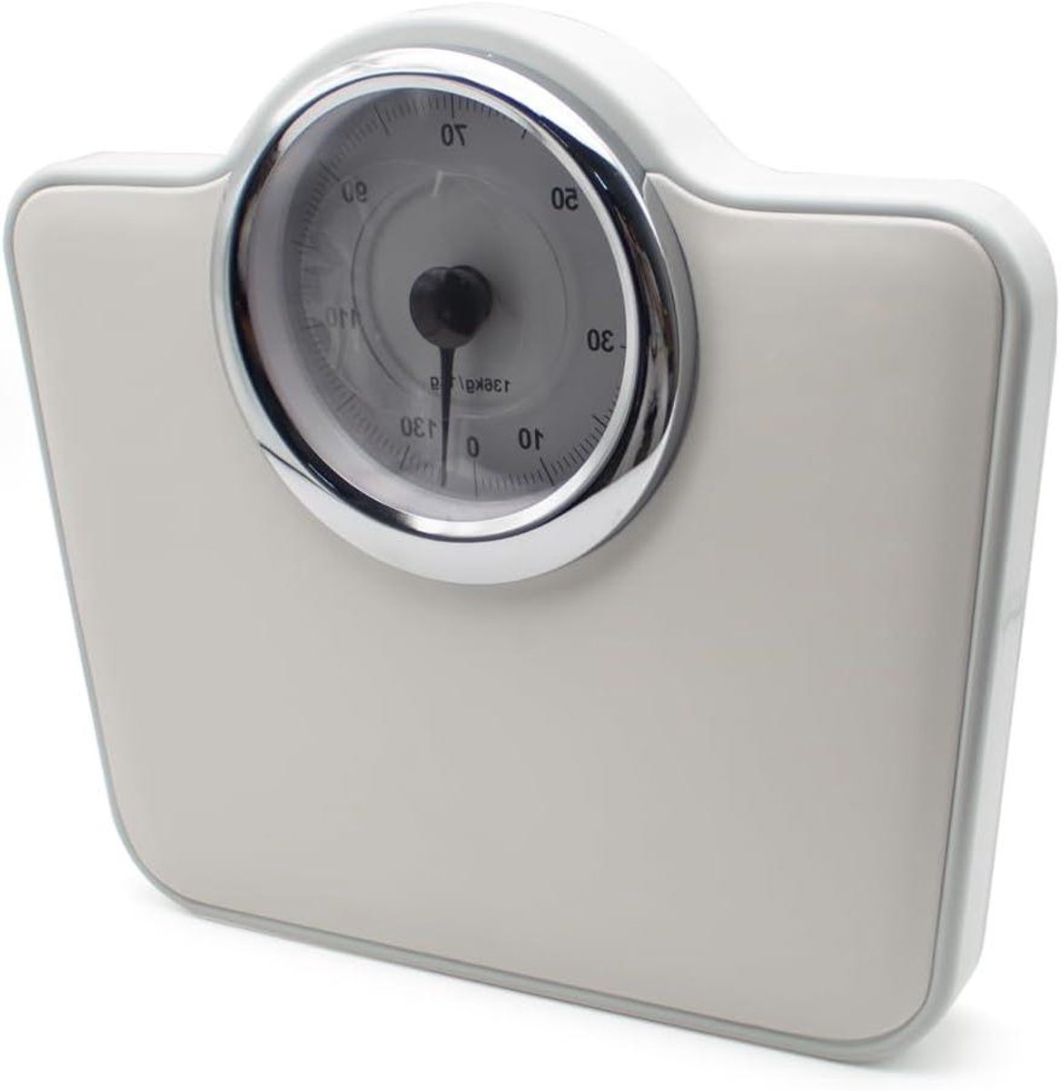 Analoge Personenweegschaal - Mechanische Weegschaal - Gezondheid Monitoren - Geen Batterijen Nodig - Tot 136 kg - Zwart