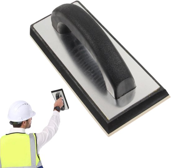 Voegvlotter - Tegelgereedschap - Tegels Afwerken - Comfortabel Antislip Handvat - 24 cm - Zwart van Merkloos	 — afbeelding 4