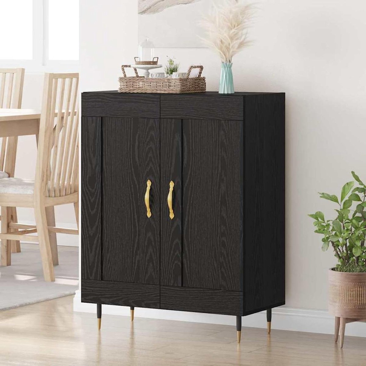 Dressoir met deuren - Opbergkast - Woonkamer opbergen - Modern design - 695 x 34 x 90 cm -