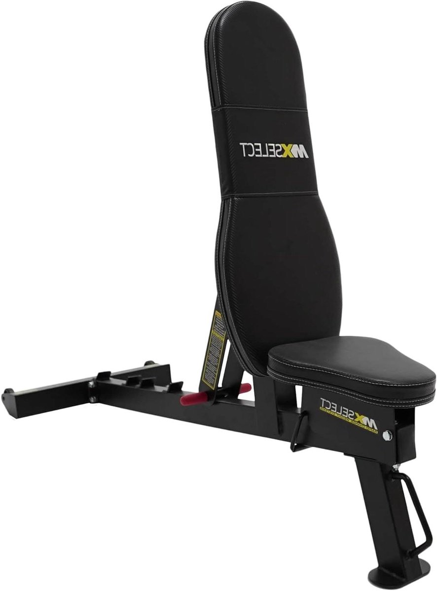 Verstelbare Halterbank - Fitness Bank - Krachttraining Thuis - 6 Rugleuning Posities - 85cm Ruglengte - Zwart