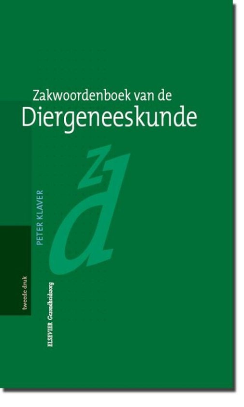 Zakwoordenboek van de Diergeneeskunde - cover