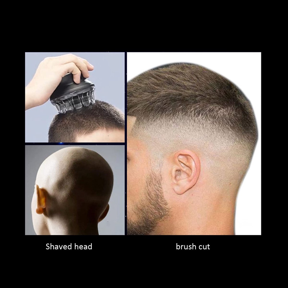 Elektrische Tondeuse USB Opladen Mannen Kaal Hoofd Clipper Waterdicht - Elektrische Hoofd Haar Scheerapparaat Mini Draagbare Haar Snijder - Professionele Trimmer . thumbnail 5