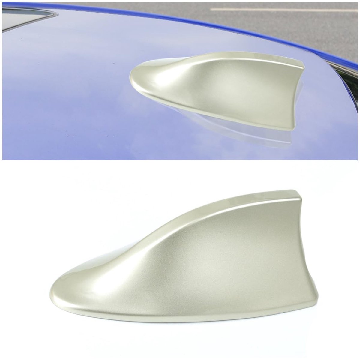 aladdien - Haaienvin antenneafdekking - Auto-accessoires - Universeel - Koolstofvezel - Top dakantennes - Versterk uw uitstraling - Geschikt voor al..