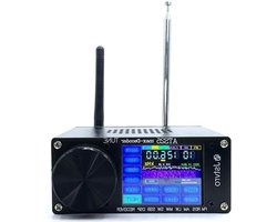DSP Radio Ontvanger - Kortegolf Radio - Muziek Luisteren - WiFi Connectiviteit - 2.4 inch Touchscreen - Zwart