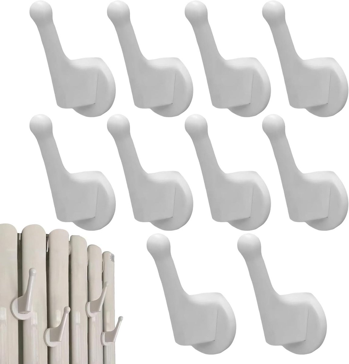 Radiator Haken - Badkamer Ophangers - Ruimte Organiseren - Geen Boren Nodig - 10 Stuks - Z