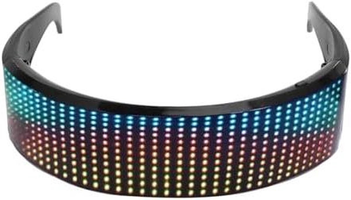 LED Bril - Slimme Bril - Feest Verlichting - APP Gestuurd - 21x12x7 cm - RGB