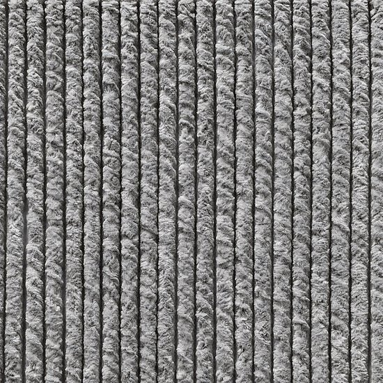 Brixy Vliegengordijn - Kattenstaart - 90x200cm - 4cm Dikke Strengen - Grijs