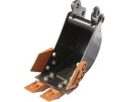 Mini graafbak emmer - Graafmachine bak - Irrigatie projecten - Stevige structuur - 48x32x25 cm - Metaal