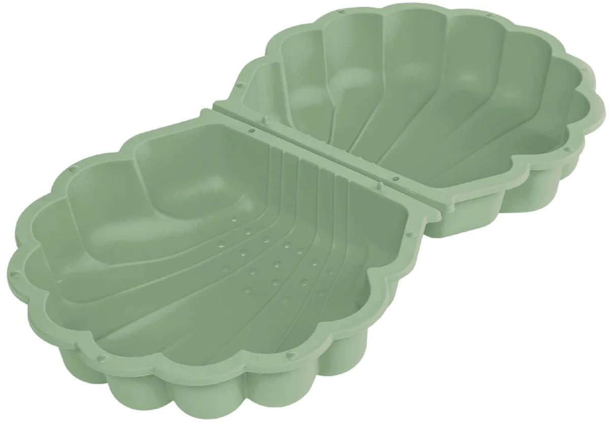 Summertime Schelp Set Groen 87x78x20 cm met deksel - Zandbak Schelp - Zand Speelgoed - Water Speelgoed - Water Schelp voor in de Tuin — afbeelding 2