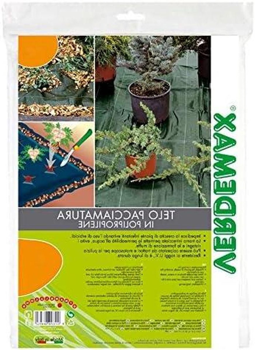 Mulchdoek Groen - Onkruiddoek Bodembedekker - Onkruid Vrij Houden - UV-Bestendig 100 g/m² - 1.65 x 10 m - Groen