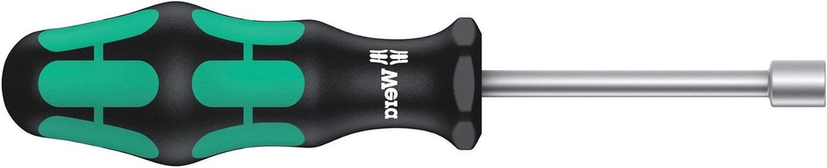 Dopsleutel Schroevendraaier - Moer trekker - Zeskant Schroeven - Holle Schacht - 8.0 mm - Zwart