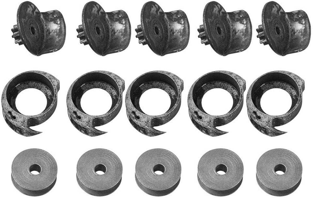 Allecto - Machine Chinese Schoen Patcher - Schoenreparatie Onderdelen - Duurzame Kwaliteit - 5 Sets - Spoelhouder en Spoelen - Ideaal voor Naaien -...
